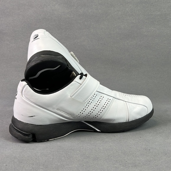 Porsche design white leather weight lifting shoes. Worn but good condition. - Picture 5 of 10